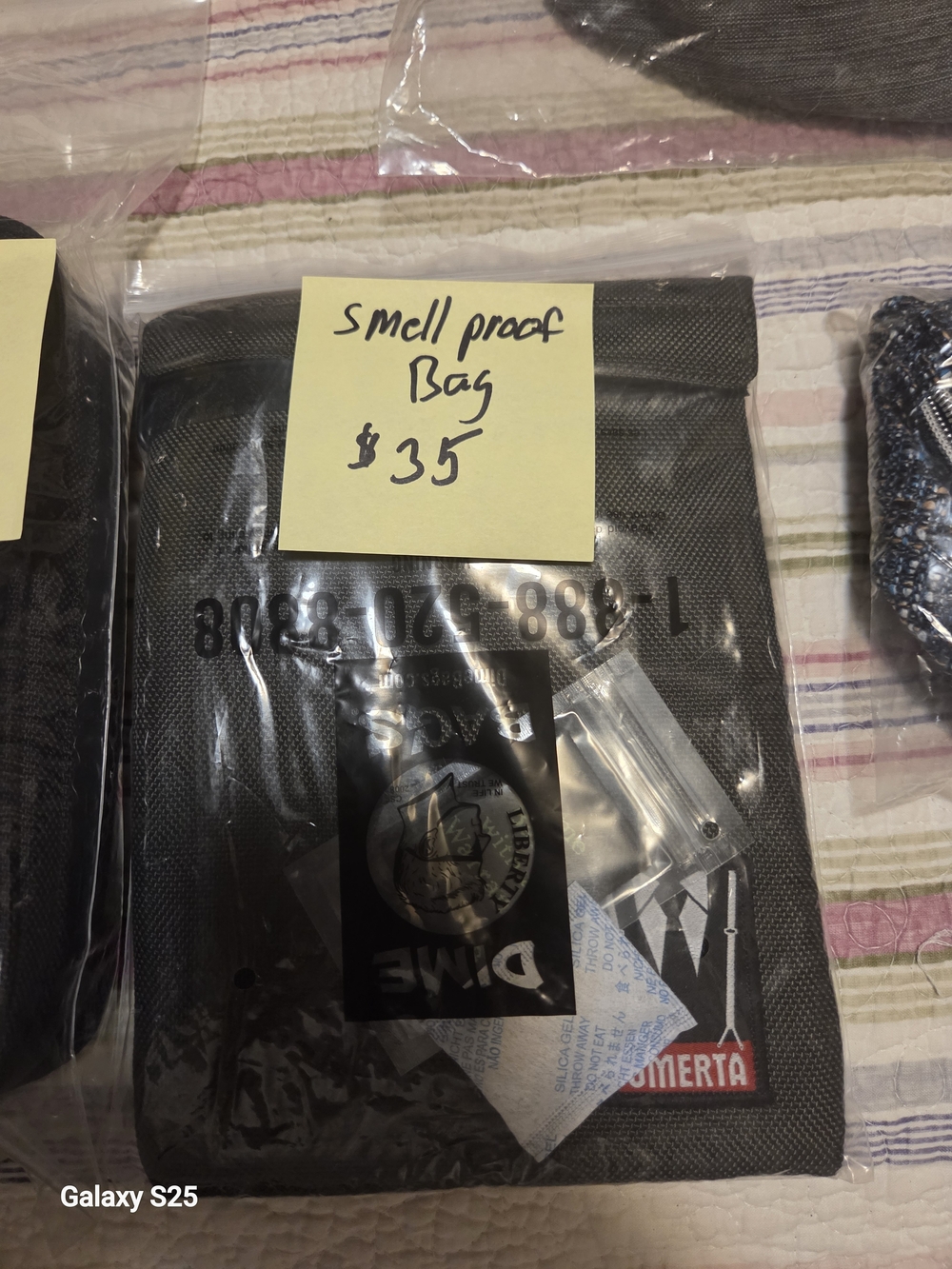 Black Smell-Proof Pouch - Unbranded
